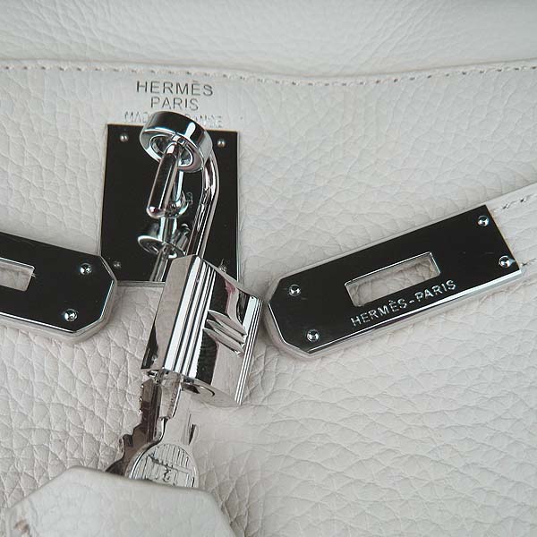 7A Replica Hermes Kelly 32cm Togo Leather Bag Cream 6108